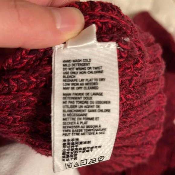 Free People High Hopes Cardigan-Burgundy/Red - Picture 9 of 9